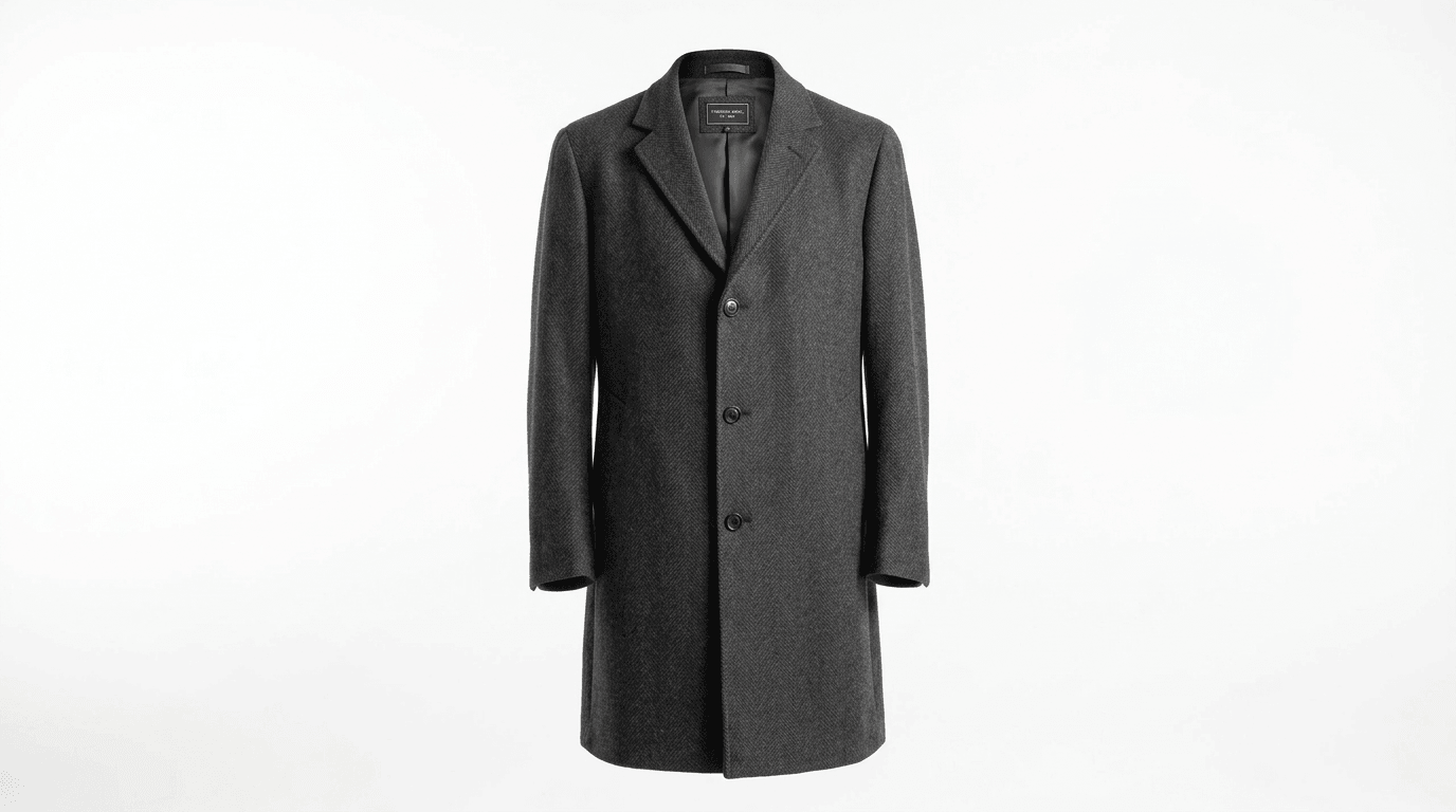 Charcoal coat ghost mannequin result