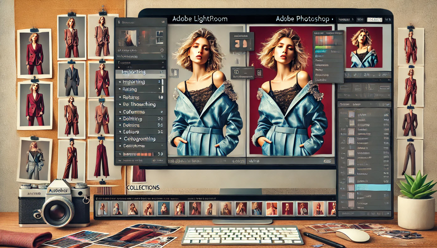 professional retouching workflow